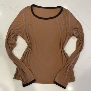 🧸🤍Simple fitted long sleeve